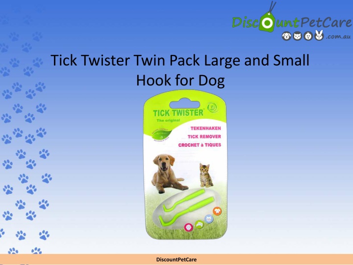 tick twister twin pack large and small hook