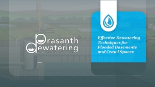 Prasanth Dewatering: Revolutionizing Water Management Solutions