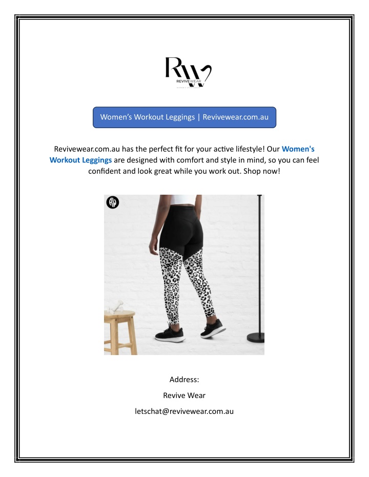 women s workout leggings revivewear com au