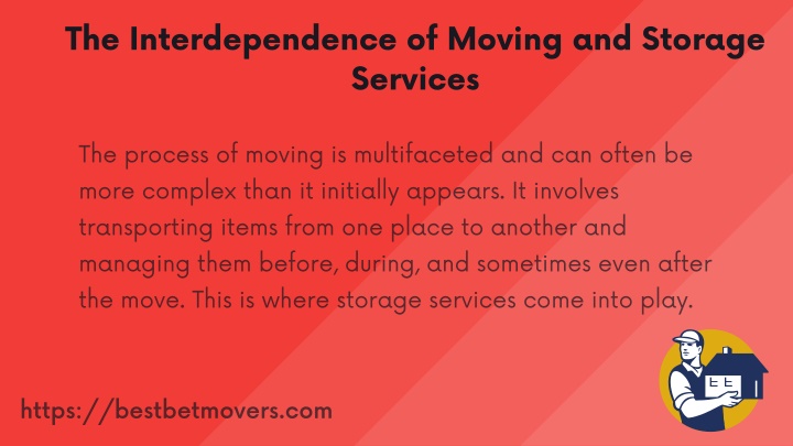 the interdependence of moving and storage