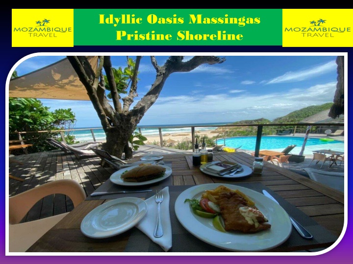 idyllic oasis massingas pristine shoreline