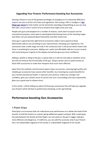 Upgrading Your Firearm_ Performance-boosting Gun Accessories