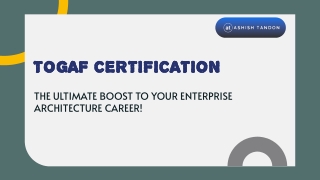 togaf certification togaf certification