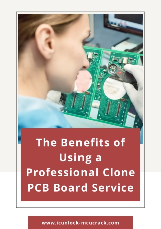The Benefits of Using a Professional Clone PCB Board Service