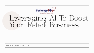 Leveraging AI To Boost Your Retail Business