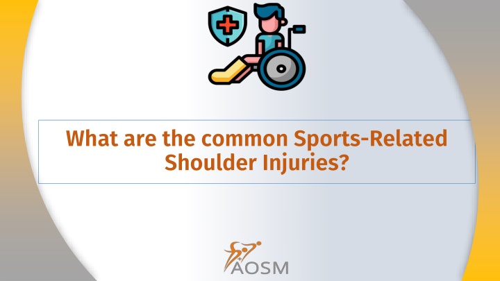 what are the common sports related shoulder injuries