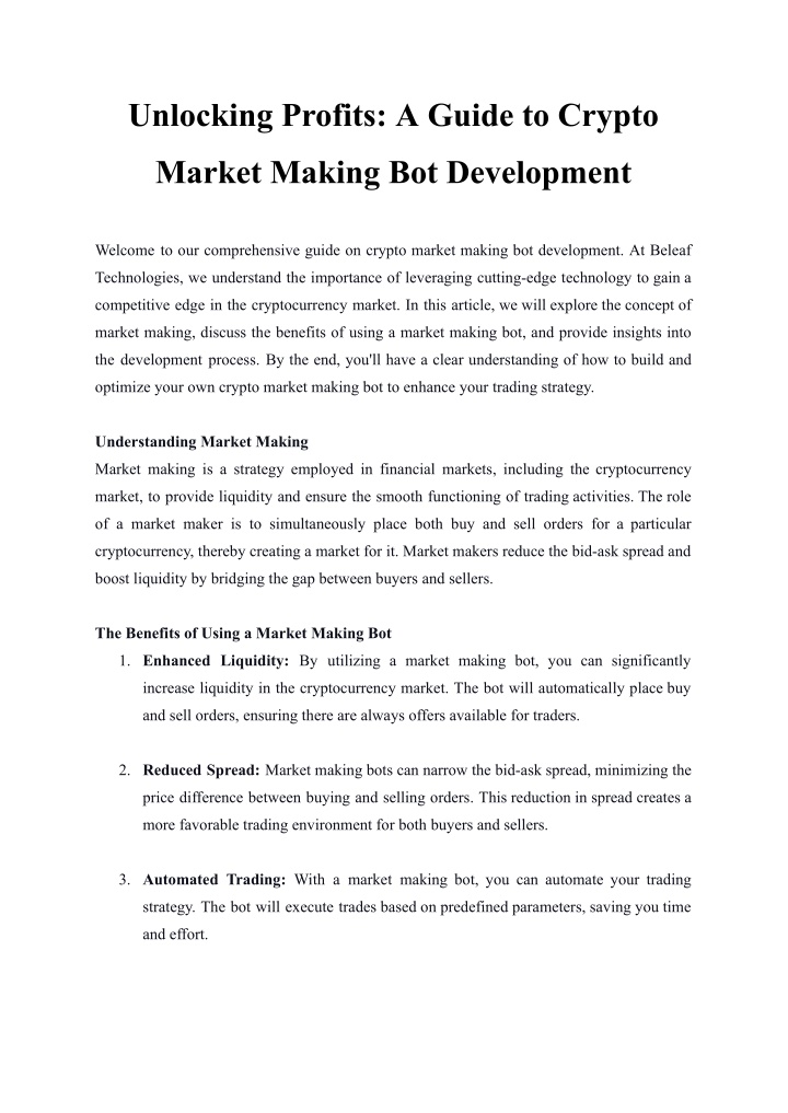 unlocking profits a guide to crypto