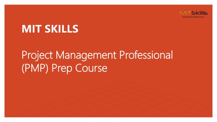 mit skills project management professional pmp prep course