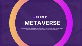 Finding a Metaverse Development Company for Your Startup