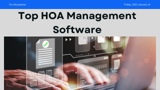 Top HOA Management Software