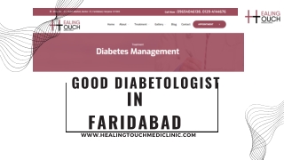Good Diabetologist in faridabad