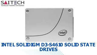 Intel Solidigm D3-S4610 Solid State Drives