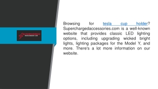 Tesla Cup Holder Superchargedaccessories.com