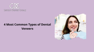 Top 4 Most Common Types of Dental Veneers A Comprehensive Guide