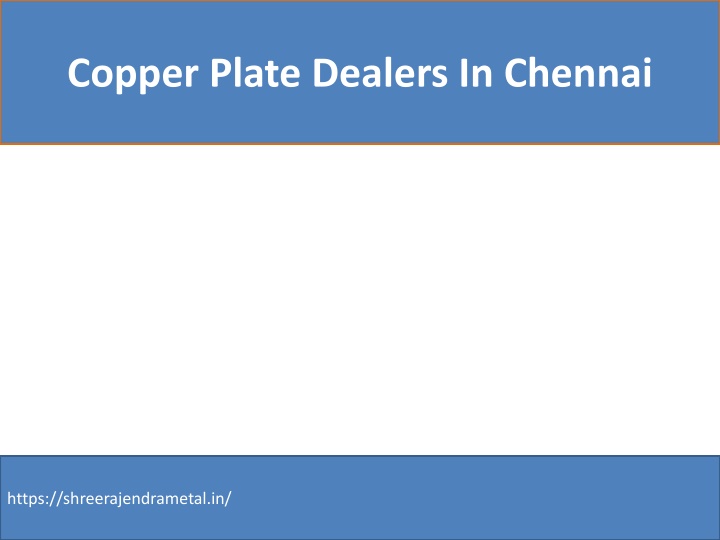 copper plate dealers in chennai