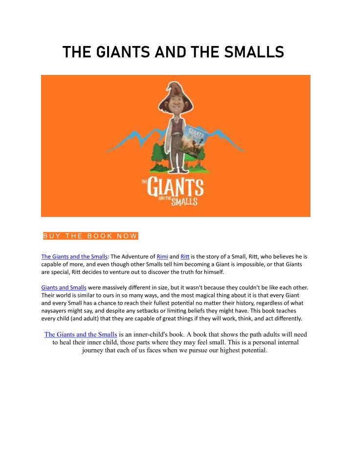 the giants and the smalls