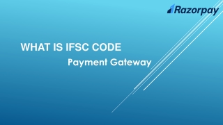 What Is IFSC Code