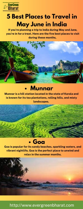 Best Places To Visit In June In India: 2023 Summer Vacations Done Right!-evergre