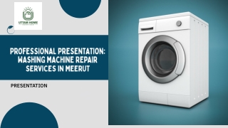 Washing Machine Repair Services in Meerut