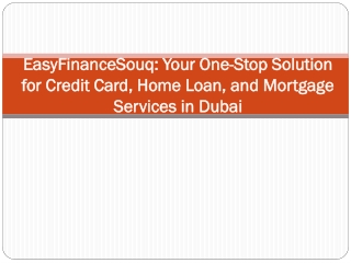 EasyFinanceSouq PPT