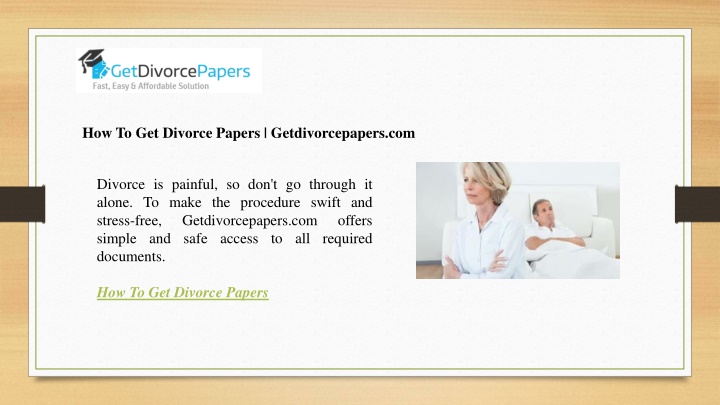 how to get divorce papers getdivorcepapers com