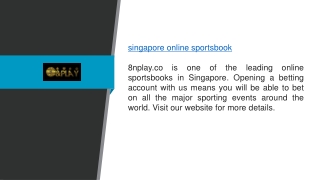 singapore online sportsbook 8nplay
