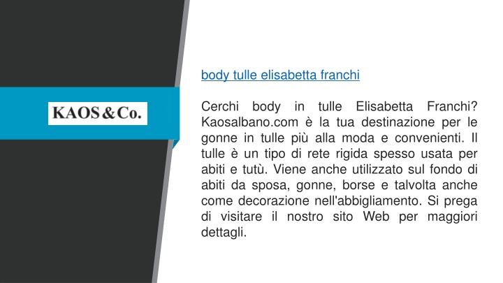 body tulle elisabetta franchi cerchi body