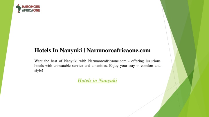 hotels in nanyuki narumoroafricaone com want