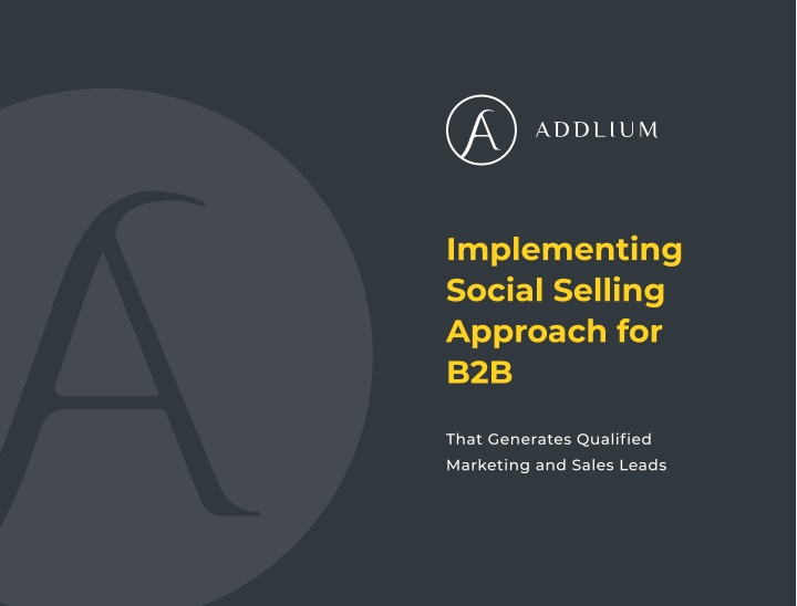 implementing social selling approach for b2b