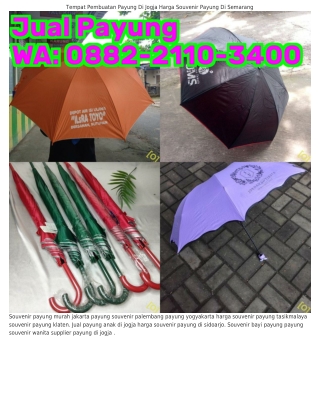 O88ᒿ•ᒿ11O•34OO (WA) Souvenir Payung Rumahan Payung Promosi Denpasar