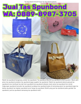 ౦88ᑫ–8ᑫ8ᜪ–Зᜪ౦5 (WA) Tas Spunbond Denpasar Bali Tas Spunbond Foto