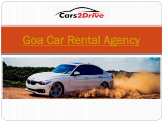 Goa Car Rental Agency