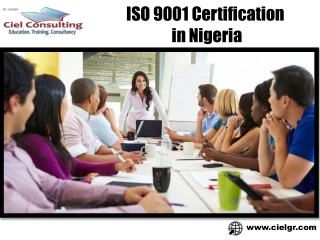 ISO 9001 Certification in Nigeria