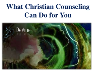 What Christian Counseling Can Do for You
