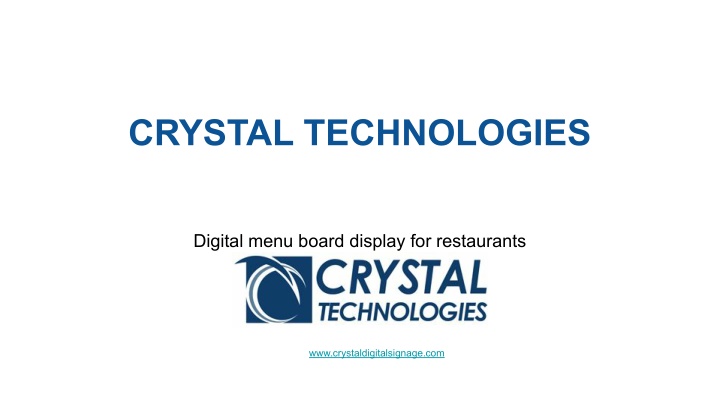 crystal technologies