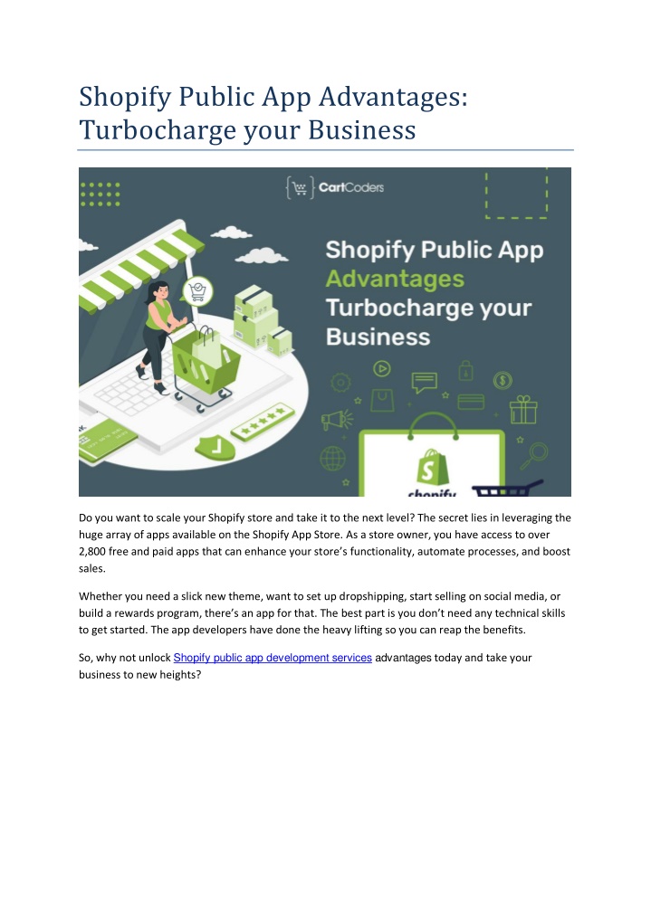 shopify public app advantages turbocharge your