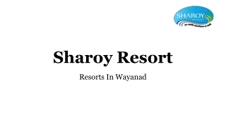 Resorts In Wayanad