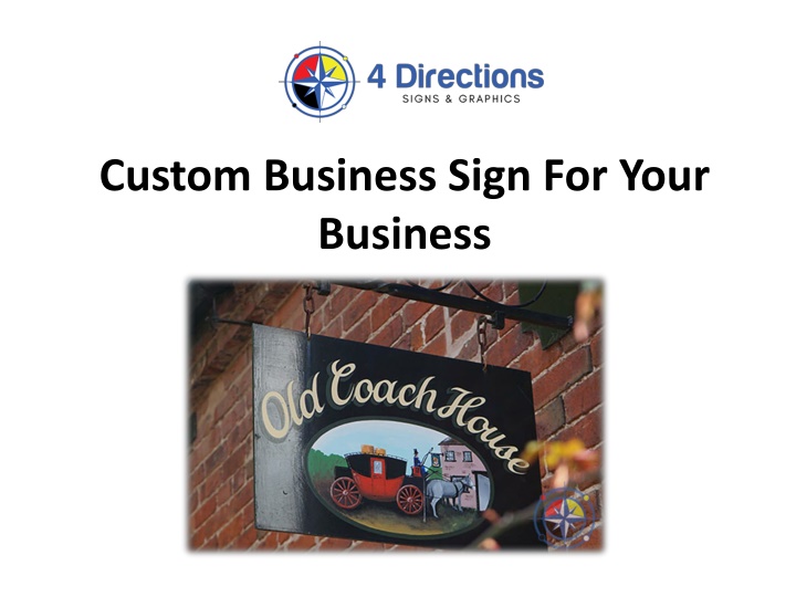 custom business sign for your business