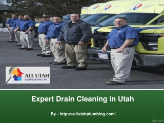 Expert Drain Cleaning in Utah