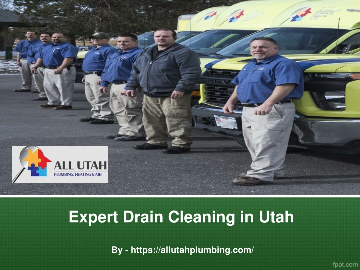 expert drain cleaning in utah