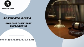 High Court Lawyer in Bhubaneswar