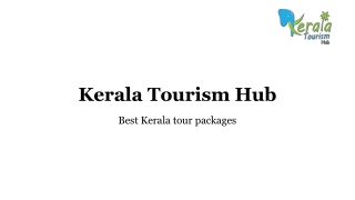 kerala tourism hub