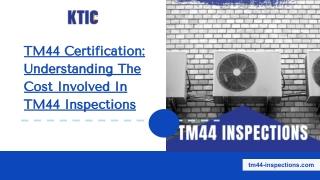 TM44 Inspections