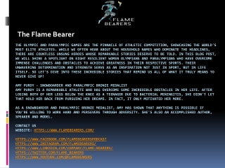 the flame bearer