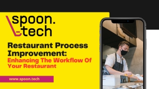 Restaurant Process Improvement Enhancing The Workflow Of Your Restaurant