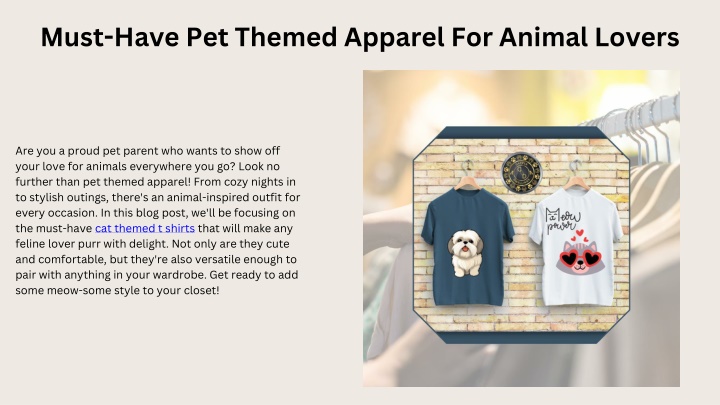 must have pet themed apparel for animal lovers