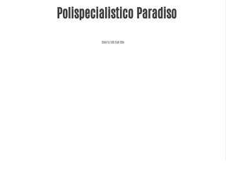 Polispecialistico Paradiso