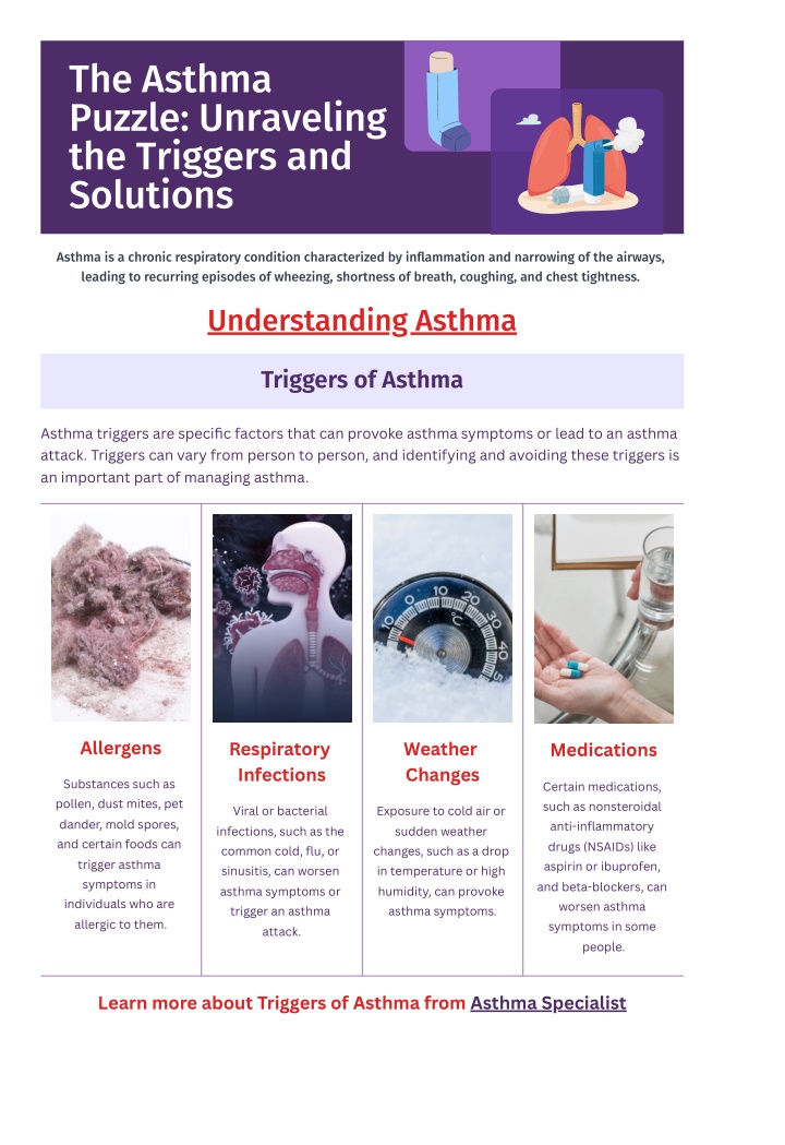 the asthma puzzle unraveling the triggers