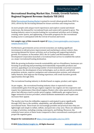 recreational boating market size trends growth