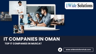 IT companies in oman